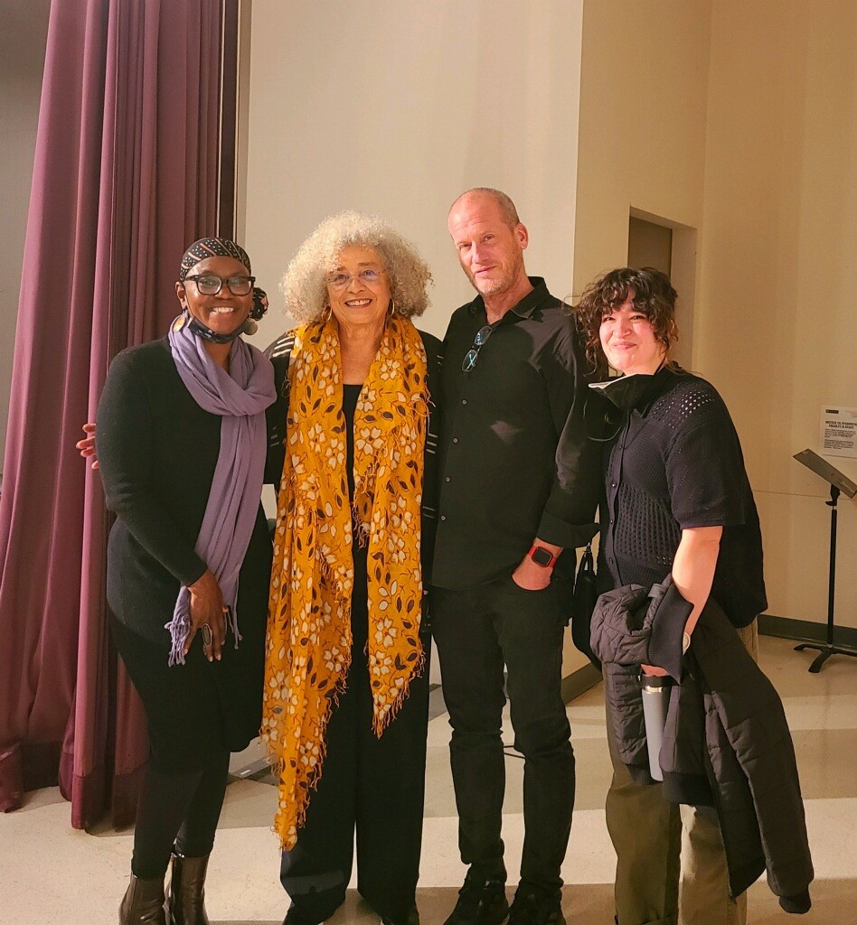 Angela Davis, LaChanda Davis, and other Philosophy department members from San Francisco State University